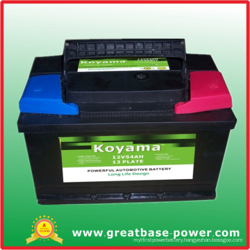 55430-Mf 12V54ah DIN Standard Sealed Maintenance Free Car Battery